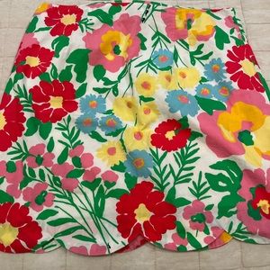 Lilly Pulitzer scalloped skirt.